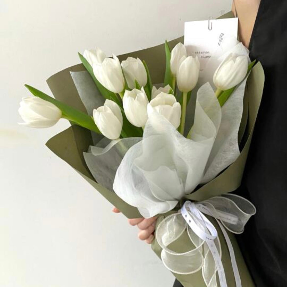 white tulips